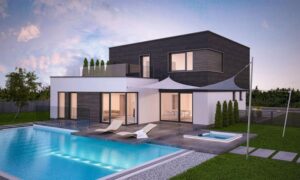 Výhody rovnej strechy na dome