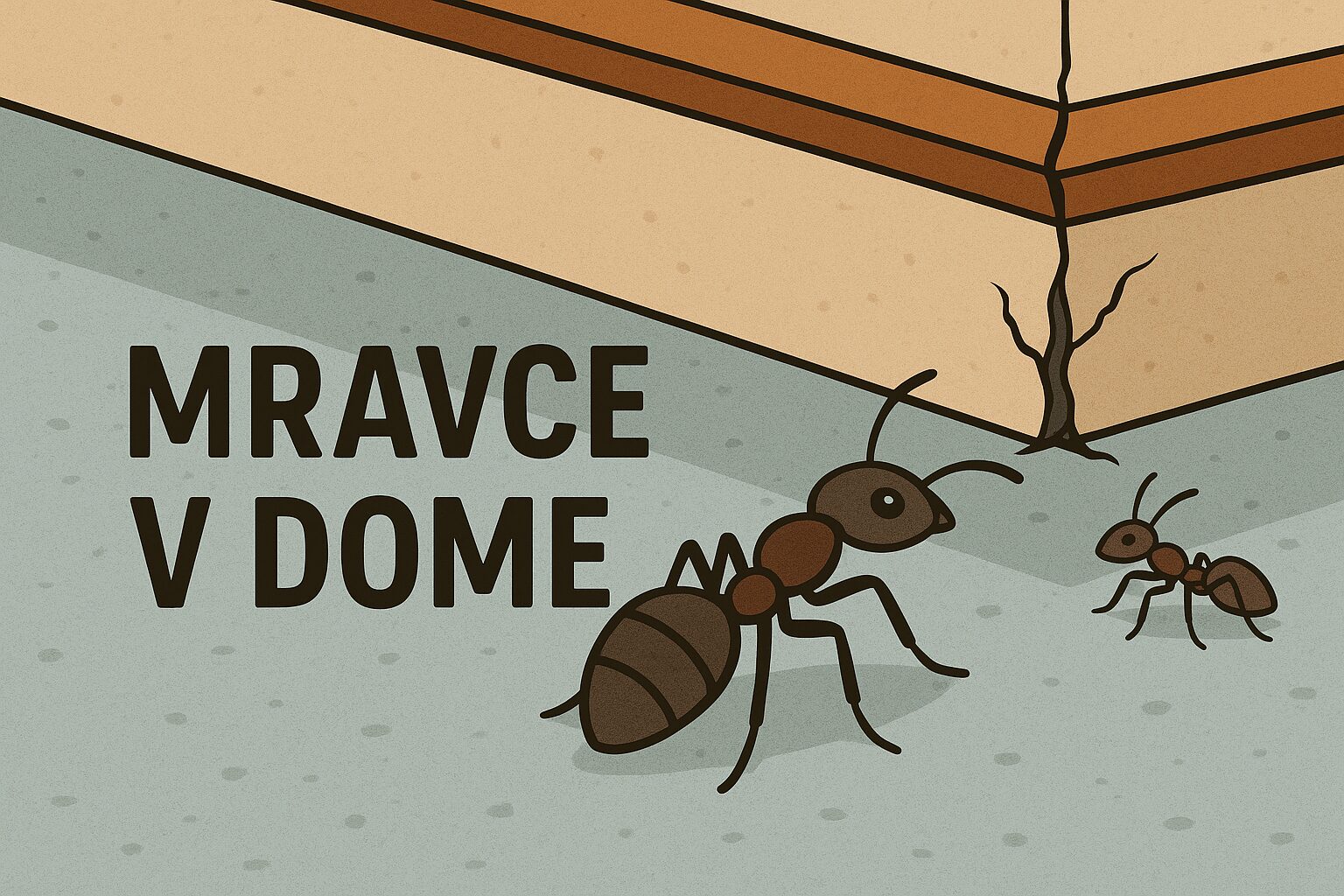 Mravce v dome