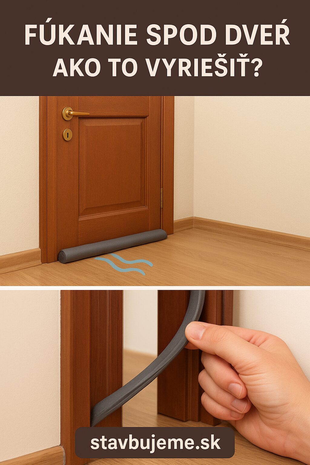 Fúkanie popod dvere: Ako to vyriešiť rýchlo, lacno a efektívne? 🚪💨