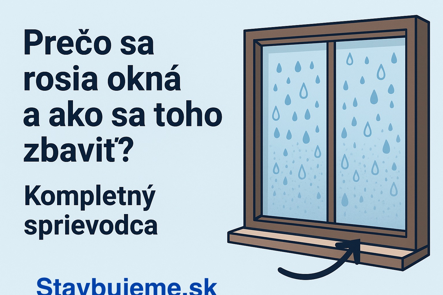 Prečo sa rosia okná a ako sa toho zbaviť? Kompletný sprievodca