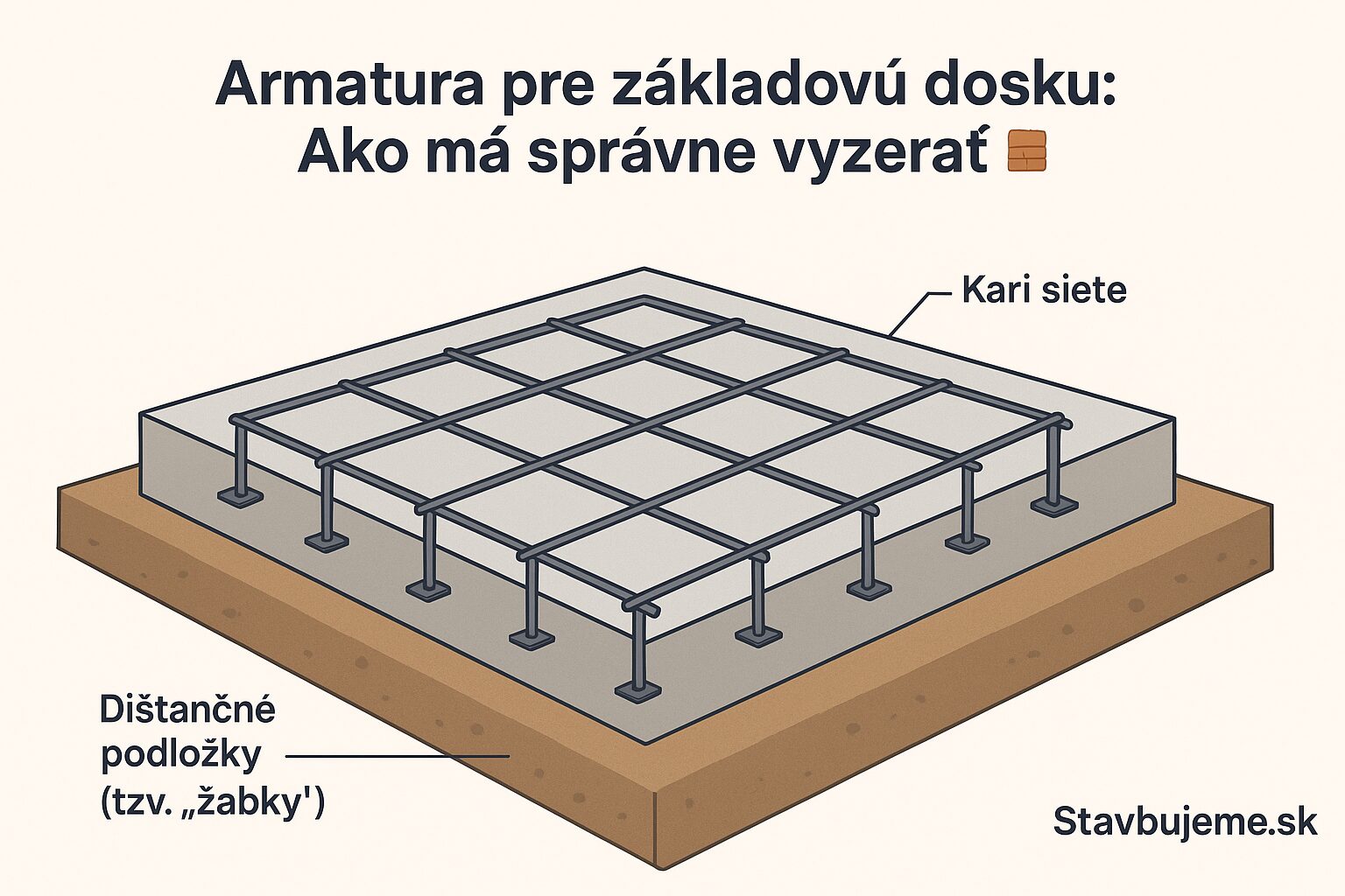 Armatura pre základovú dosku: Ako má správne vyzerať? 🧱🔩