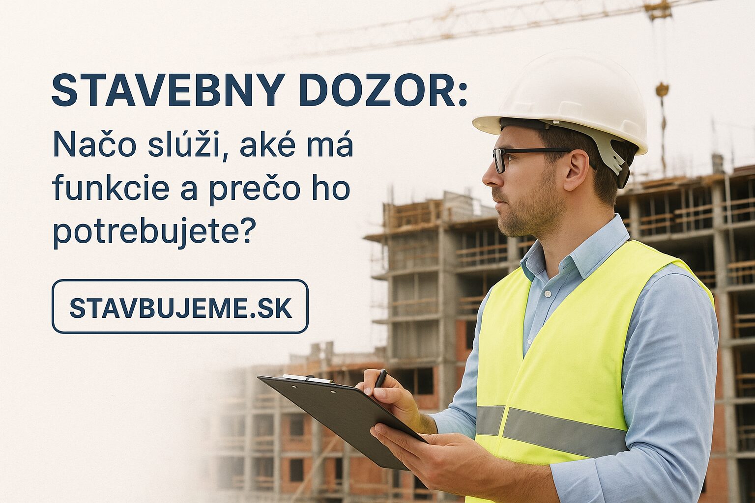 Stavebný dozor: Načo slúži, aké má funkcie a prečo ho potrebujete 🏗️